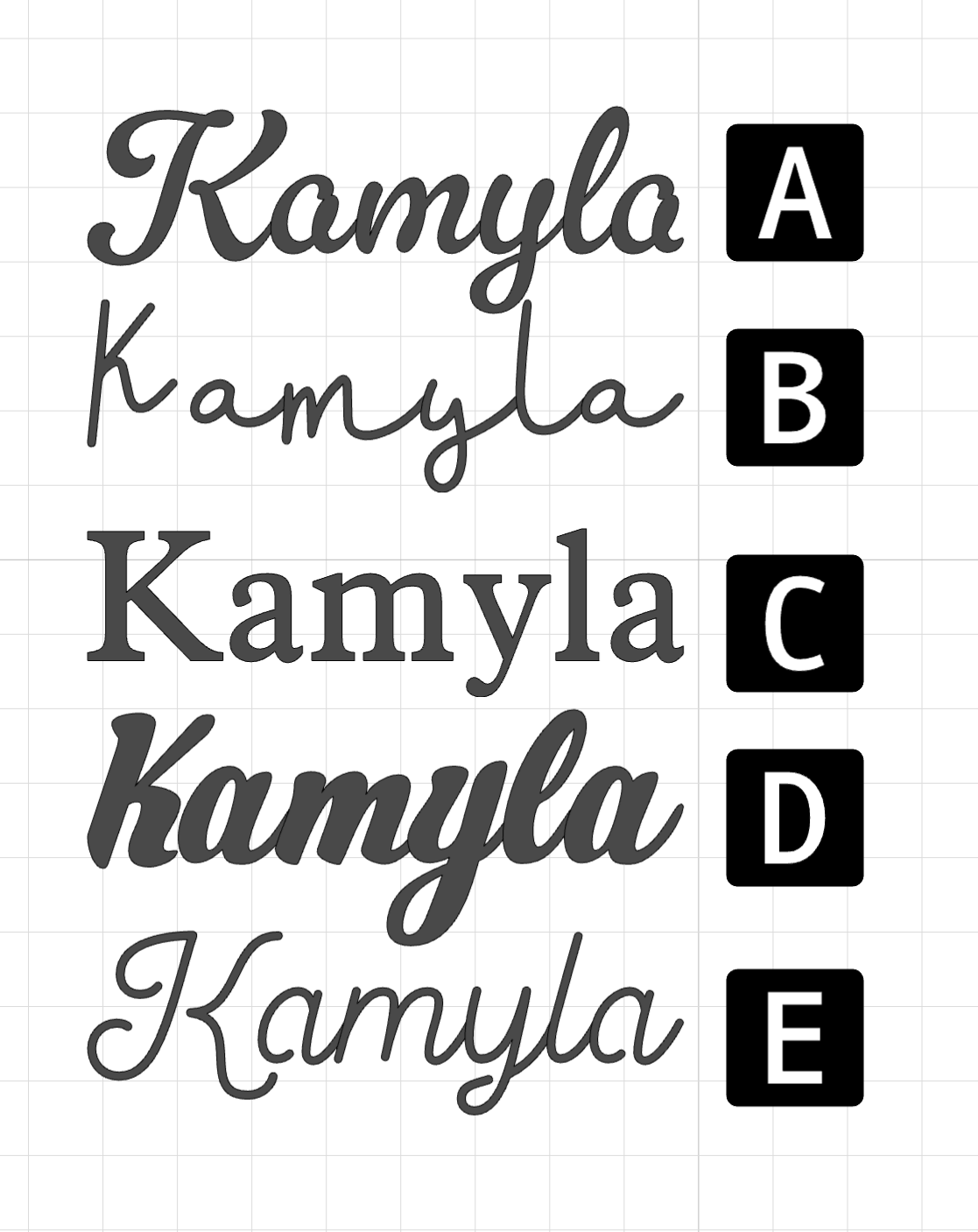 Calendrier de l'avent numéros noir