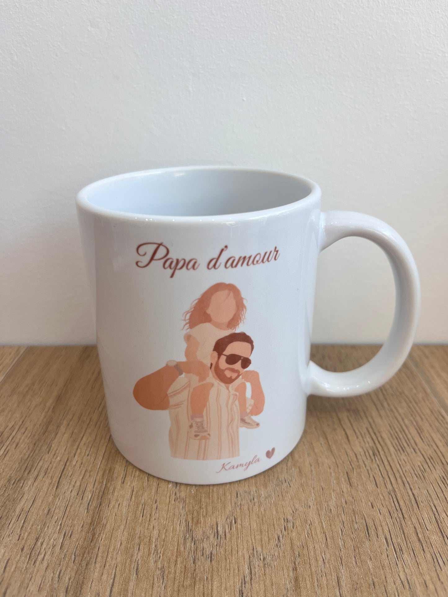 Mug photo minimaliste