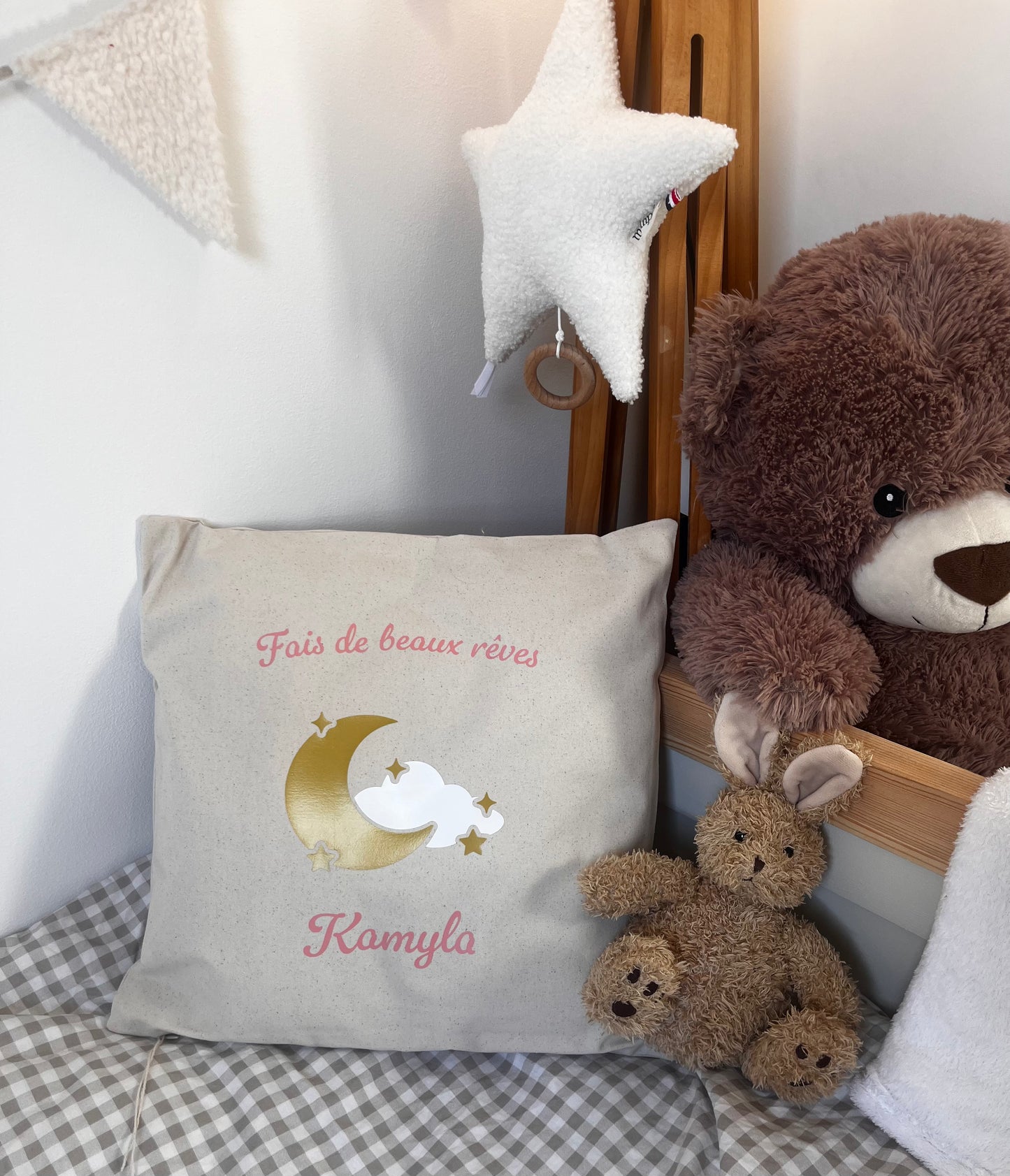 Coussin "Fais de beaux rĂȘves"