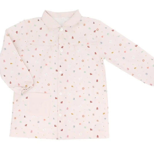 Blouse d’école boutonnée div motifs