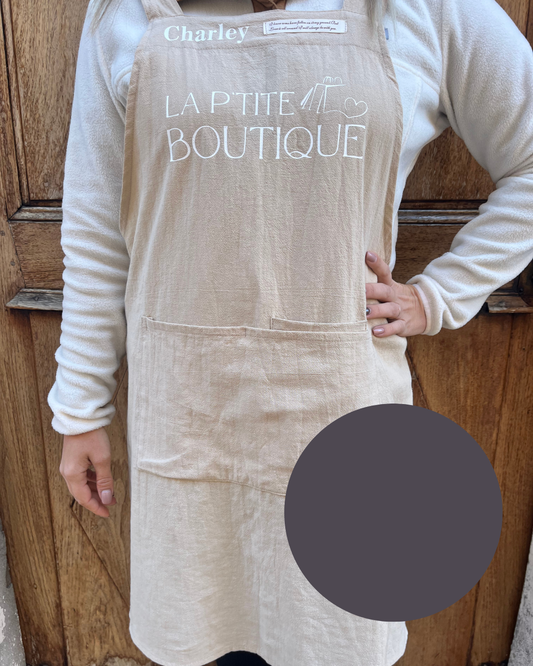 Tablier gris antracite