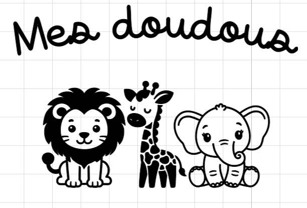 Pochon " mes petites affaires"