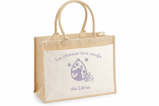 Sac chasse aux oeufs de pâques