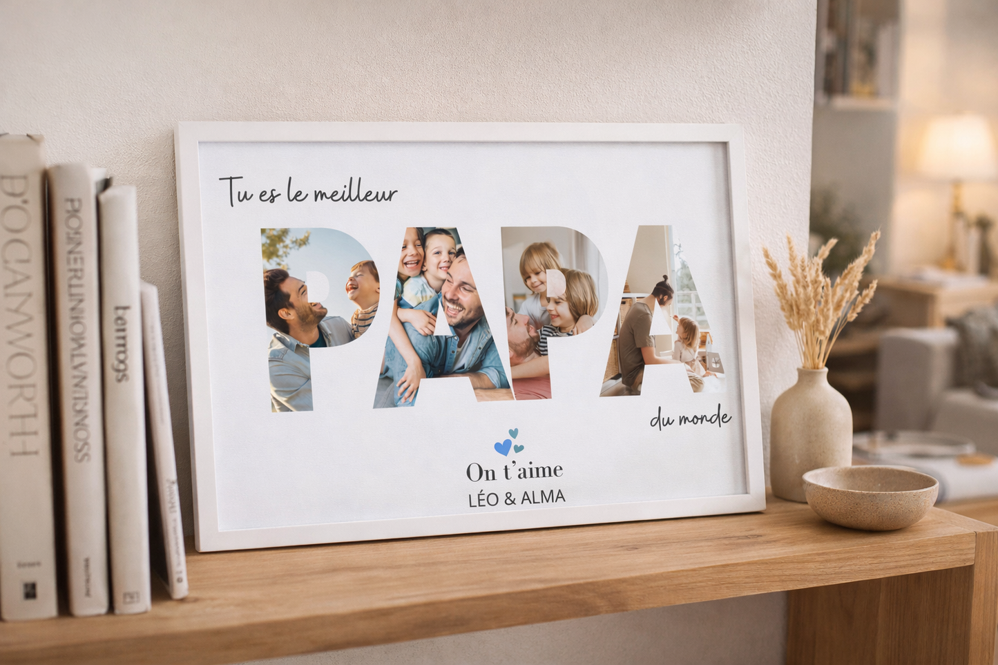 Affiche à personnaliser Lettre photo