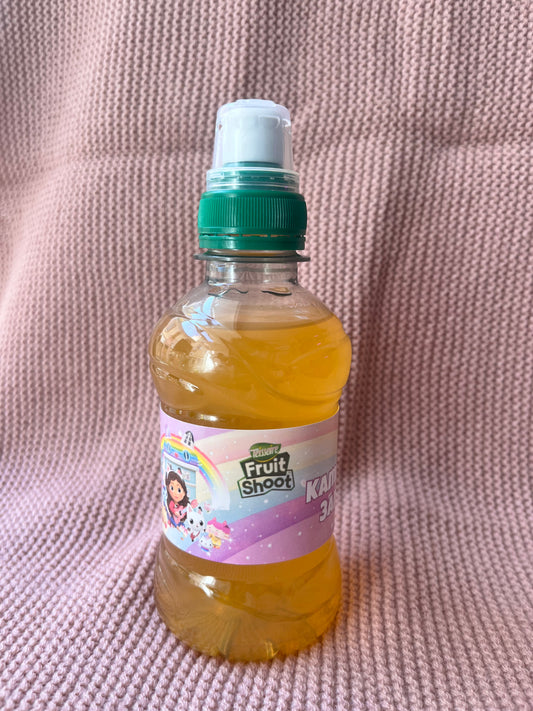 étiquettes pour bouteilles type Fruit Shoot