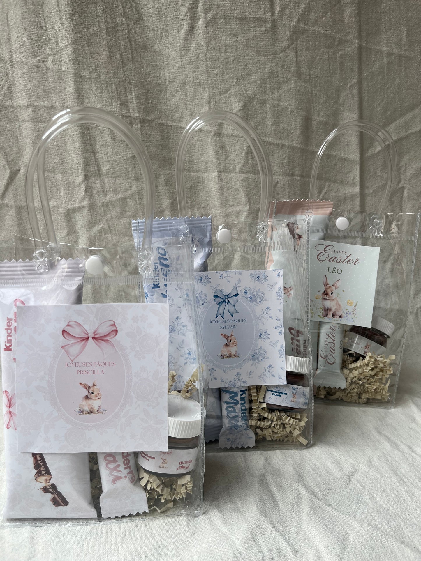 Sac de Pâques personnalisé – avec gourmandises et surprises