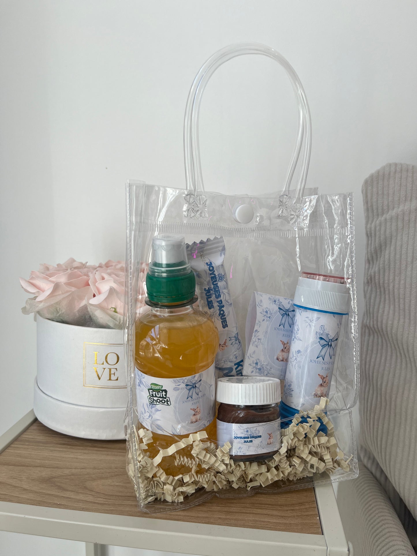 Sac de Pâques personnalisé – avec gourmandises et surprises