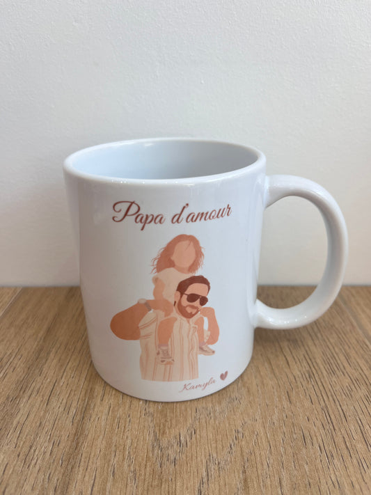 Mug photo minimaliste