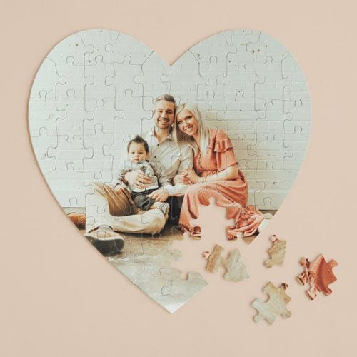 Puzzle sublimation coeur