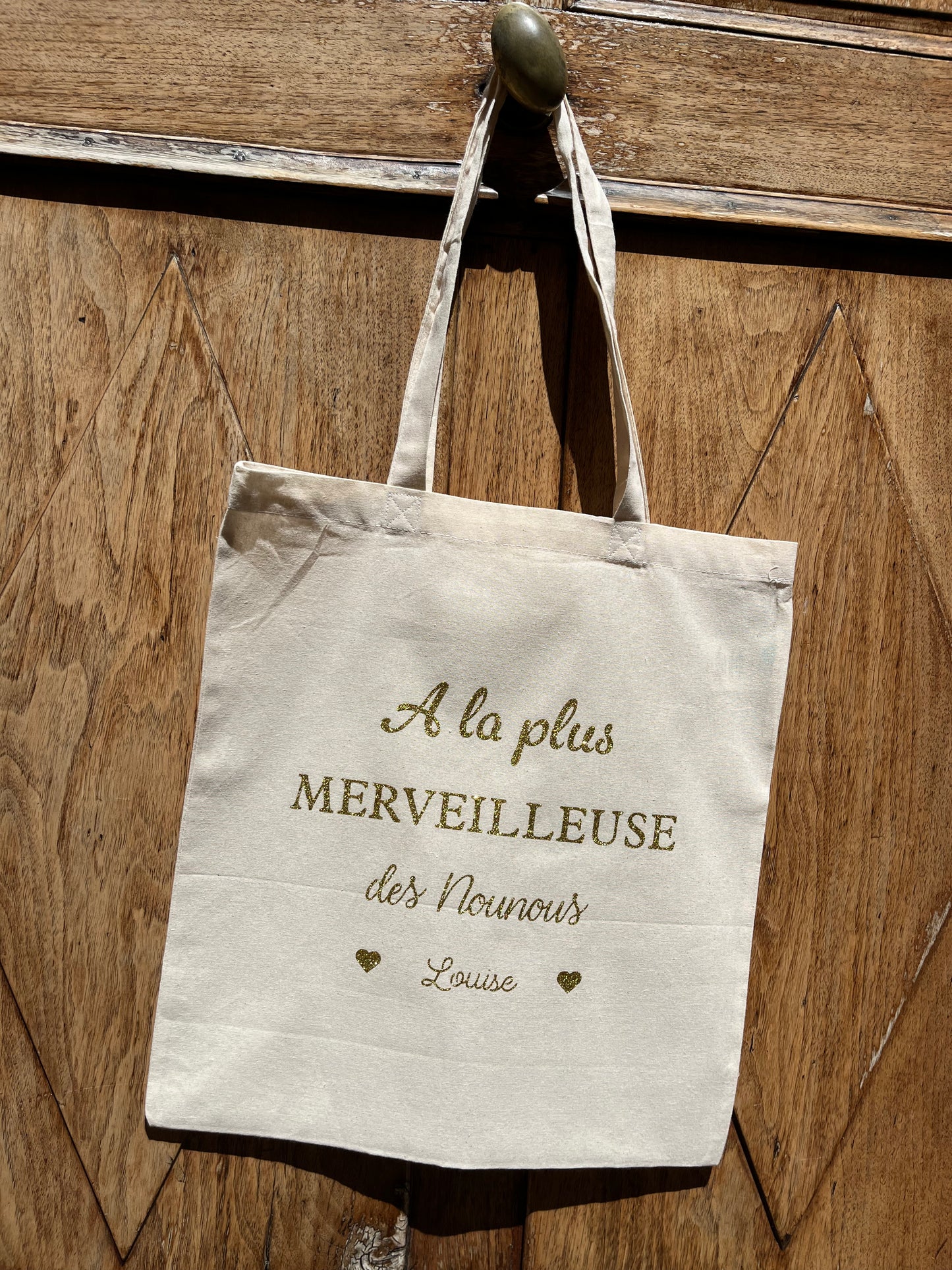 Tote Bag PERSONNALISABLE "A LA PLUS MERVEILLEUSE DES"