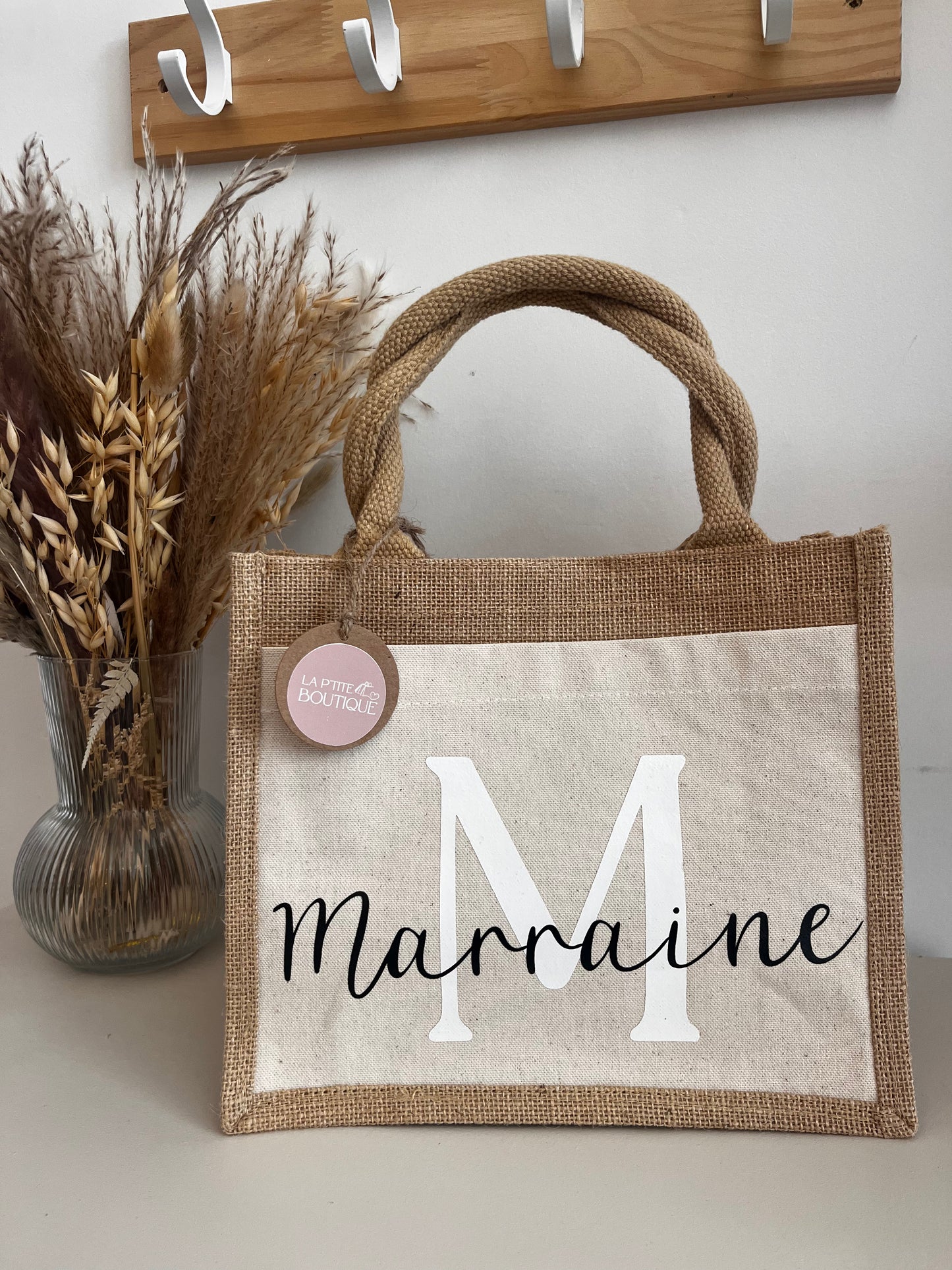 Sac en jute et coton à offrir