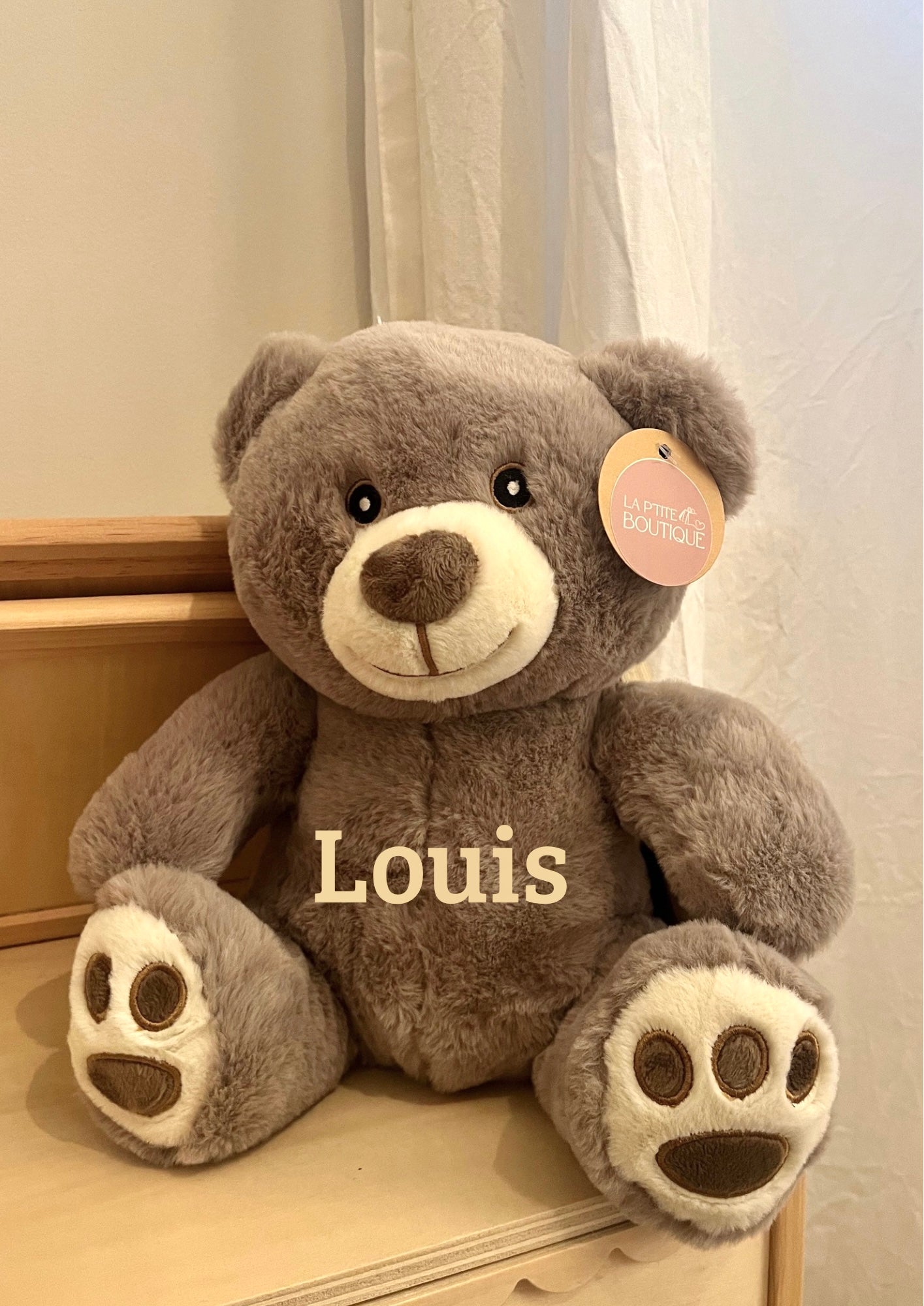Ours en peluche personnalisable marron